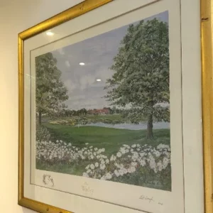 'The Wisley - The Third Hole on Church' Framed Print